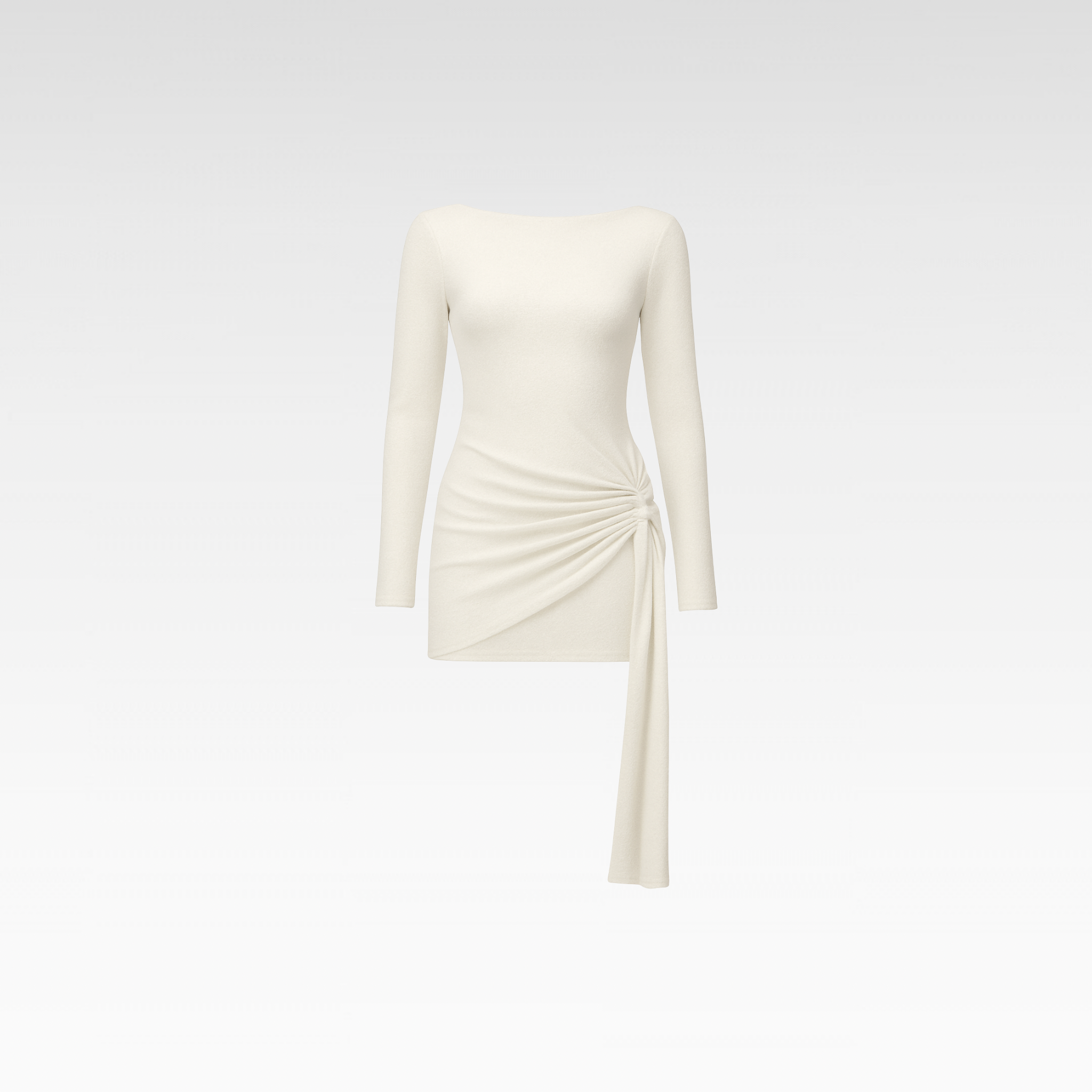 Fashion Slim Long-sleeved Dress Y2K Sexy Hip-hugging V-shaped Backless Short Dresses Womens Clothing