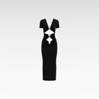 Aphrodite Triple Ring Cut-Out Dress